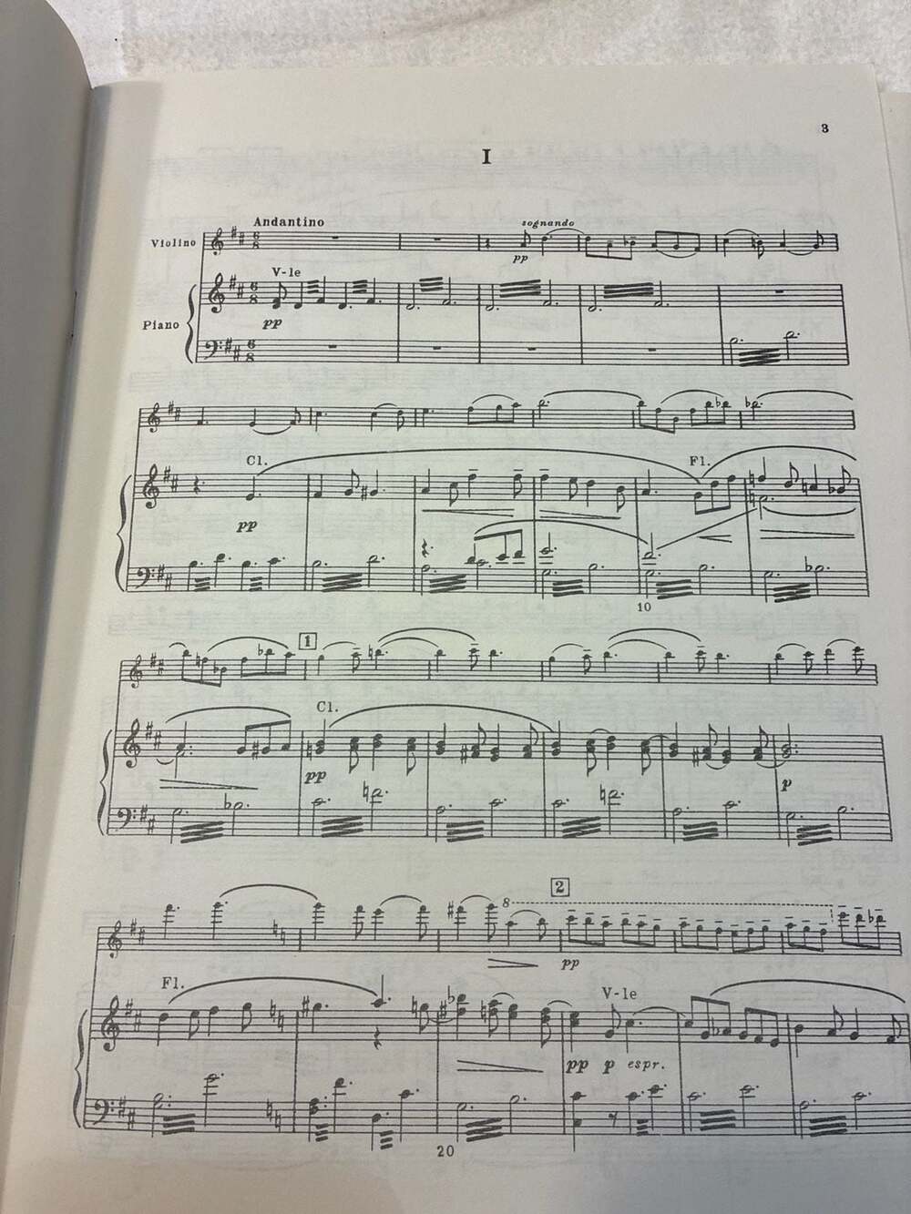 Sergei Prokofiev Concerto No. 1 for Violin and Piano Op. 19 Sheet Music - Picture 3 of 3